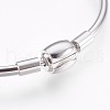 Tarnish Resistant 304 Stainless Steel European Style Bangle Making BJEW-I267-003B-2
