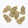 Tibetan Style Pendant Rhinestone Settings X-TIBEP-A113331-AG-FF-2