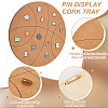 Wall Jewelry Display Cork Tray AJEW-WH0348-466F-4