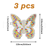 Butterfly Polyester Embroidery Ornaments Accessories DIY-WH0502-88-2