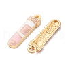 Alloy Enamel Pendants FIND-M060-18G-2