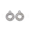 Alloy Pendants ALRI-N039-001O-RS-2