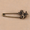 Tibetan Style Alloy Brooches JEWB-N0004-003L-1