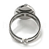 304 Stainless Steel Open Cuff Rings RJEW-C079-15P-01-3