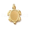 304 Stainless Steel Pendant Cabochon Settings STAS-C122-16A-G-1