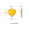 10Pcs 5 Colors Alloy Enamel Pendants ENAM-YW0002-07-3