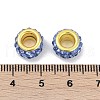 Alloy Rhinestone Clay Pave Beads ALRI-D300-04G-10-3
