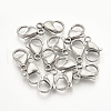 304 Stainless Steel Lobster Claw Clasps STAS-T029-15-1