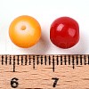 Baking Painted Glass Beads X1-DGLA-Q020-8mm-M01-4