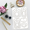 Plastic Drawing Painting Stencils Templates DIY-WH0396-232-3
