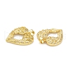 Rack Plating Brass Micro Pave Cubic Zirconia Pendants KK-C011-61G-2