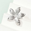 304 Stainless Steel Cuff Rings RJEW-D306-17P-4