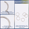 Beebeecraft 10Pcs 316L Stainless Steel Sleeper Earrings EJEW-BBC0001-56D-6