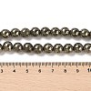Natural Pyrite Beads Strands G-A250-A01-01-5