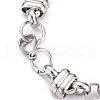 Tarnish Resistant 304 Stainless Steel Link Chain Bracelets X-BJEW-Z011-01P-2