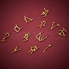 Twelve Constellations Alloy Cabochons DIY-CJC0001-06-3