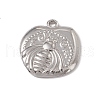 Non-Tarnish 304 Stainless Steel Pendants STAS-P316-03P-1