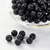 Polymer Clay Rhinestone Beads X-RB-H258-HD8mm-280-1