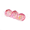 30Pcs Gradient Color & UV Plating Rainbow Iridescent Opaque Resin Beads PW-WG6C260-10-4