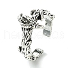 Brid Alloy Open Cuff Rings RJEW-K275-43AS-1