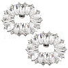 Gorgecraft Alloy Rhinestone Shoe Decoration FIND-GF0006-01C-P-1
