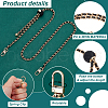 Adjustable PU Leather Bag Strap Chains AJEW-WH0419-50B-4