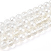 Baking Painted Transparent Glass Beads Strands DGLA-N011-10mm-01-1