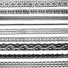 Gorgecraft 8 Styles Polyester Lace Trim OCOR-GF0002-56-1