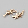 Brass Pendants KK-F885-01G-2
