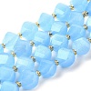 Natural Quartz Dyed Beads Strands G-U023-A02-01-2