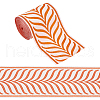 Olycraft 5M Polyester Jacquard Leaf Ribbon OCOR-OC0001-59C-1