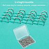 SUPERFINDINGS 300Pcs Brass Links KK-FH0002-77P-2
