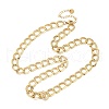 304 Stainless Steel Twisted Chain Necklaces NJEW-R026-31G-4