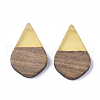 Resin & Walnut Wood Pendants RESI-S358-23D-2