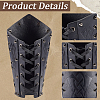 Adjustable Imitation Leather Cord Bracelet AJEW-WH0010-54B-6
