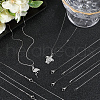 SUNNYCLUE 12Pcs 304 Stainless Steel Serpentine Chain Necklaces Set for Men Women NJEW-SC0001-26-4