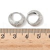 Brass Hoop Earrings EJEW-D320-16P-5