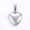 Tarnish Resistant 316 Stainless Steel Locket Pendants STAS-O103-28P-2
