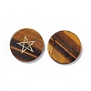 Natural Tiger Eye Cabochons G-P491-08A-2