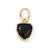 Brass Micro Pave Cubic Zirconia Pendants KK-H204-01KCG-04-1