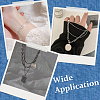 Beebeecraft 2Pcs Brass Micro Pave Clear Cubic Zirconia Chain Extender KK-BBC0013-58-6