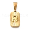 304 Stainless Steel Pendants STAS-S161-01R-G-1
