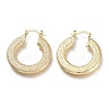 Brass Hoop Earrings EJEW-P264-A14-G-2