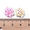 Opaque Cute Animal Resin Decoden Cabochons RESI-B024-02A-3