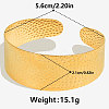 Stylish 304 Stainless Steel Cuff Bangles for Women RA8208-2-4