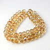 Electorplated Glass Beads X-EGLA-E005-12-2