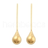 304 Stainless Steel Teardrop Stud Earrings EJEW-M101-03G-2