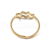 Real 18K Gold Plated 304 Stainless Steel Adjustable Finger Ring RJEW-L115-01G-02-3