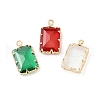 Brass with K9 Glass Pendants KK-C024-30KCG-1