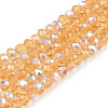 Electroplate Glass Beads Strands EGLA-A044-T3mm-L23-1